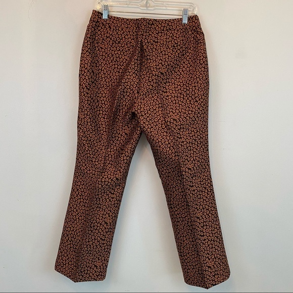 NWOT KATE SPADE flora leopard jacquard pant - Picture 5 of 6